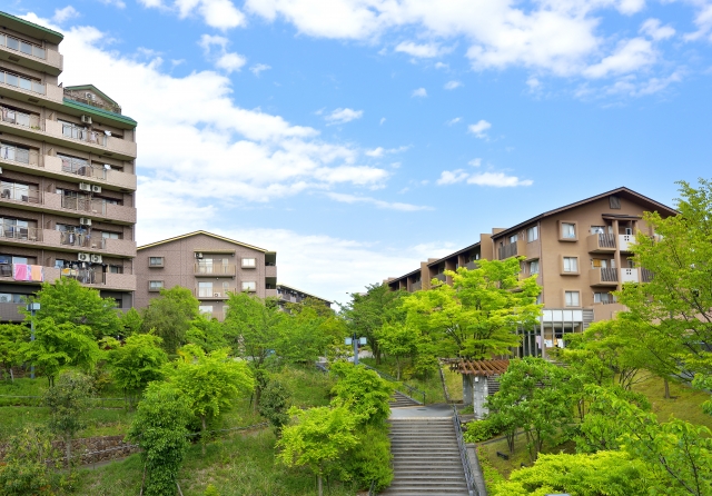 閑静な住宅街